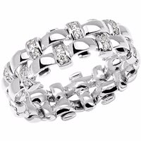 Camisano Vicentino  - Via E. Fermi, 5 - Ring Comete Woman in White Gold Diamante ANB1963-13 - ANB1963-11